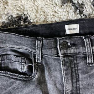 Sneak Peek Straight Leg Distressed Jeans, Size 27